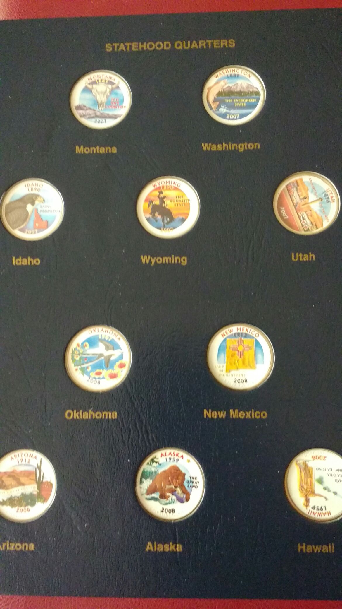 1999/2009 State & District Quarters Colorized  coin collectible - Main Image 2