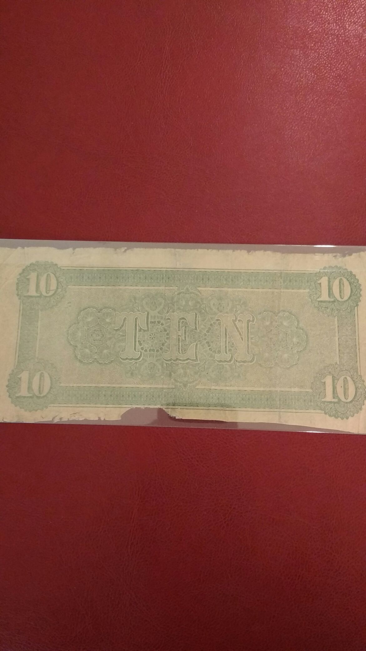 1864 Currency The Confederate States of America Richmond Feburary 17th 1864 Serial 35342  coin collectible - Main Image 2