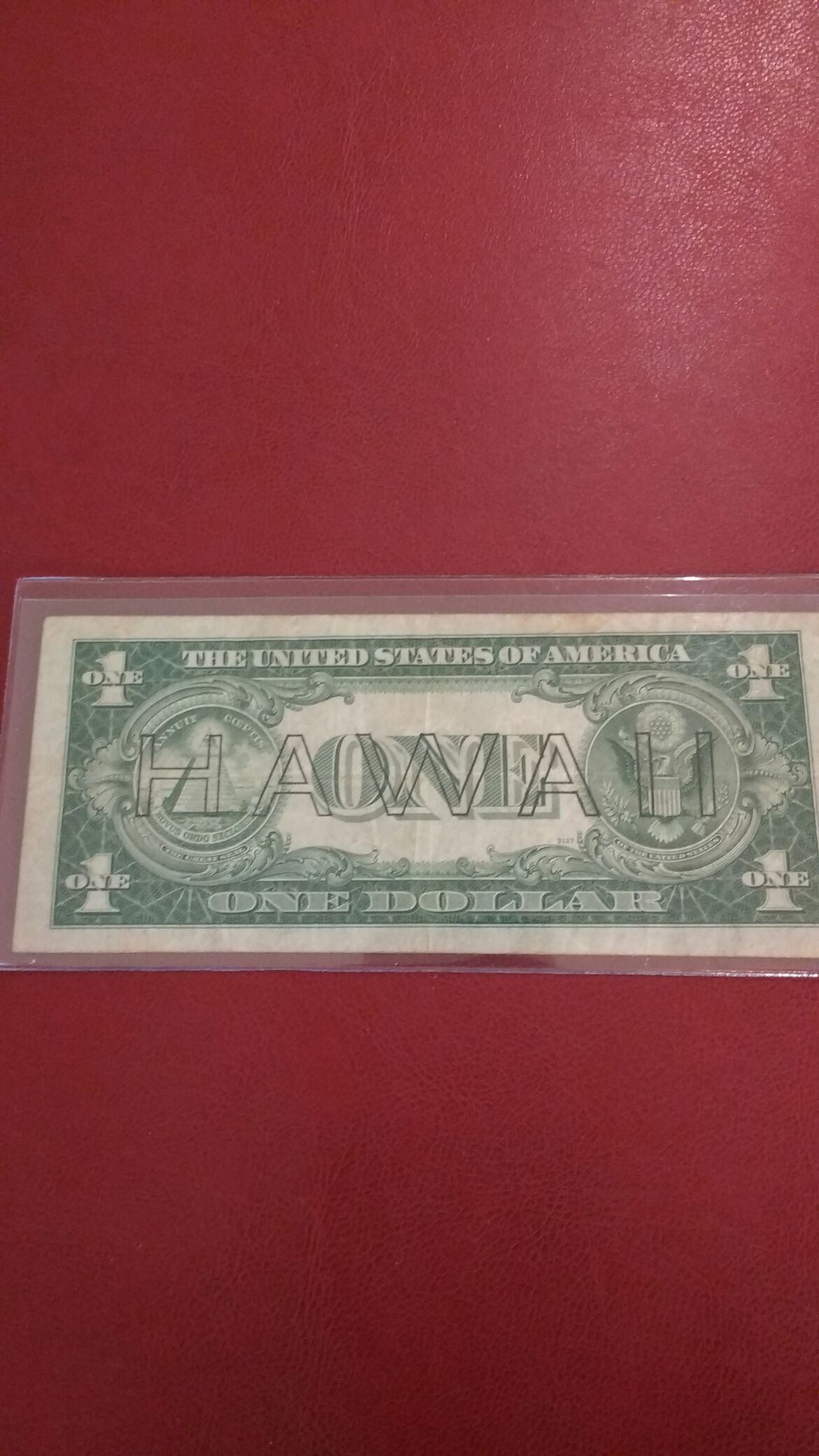 1935 Currency 1935 A $1 Hawaii Brown Seal P36892806C  coin collectible - Main Image 2