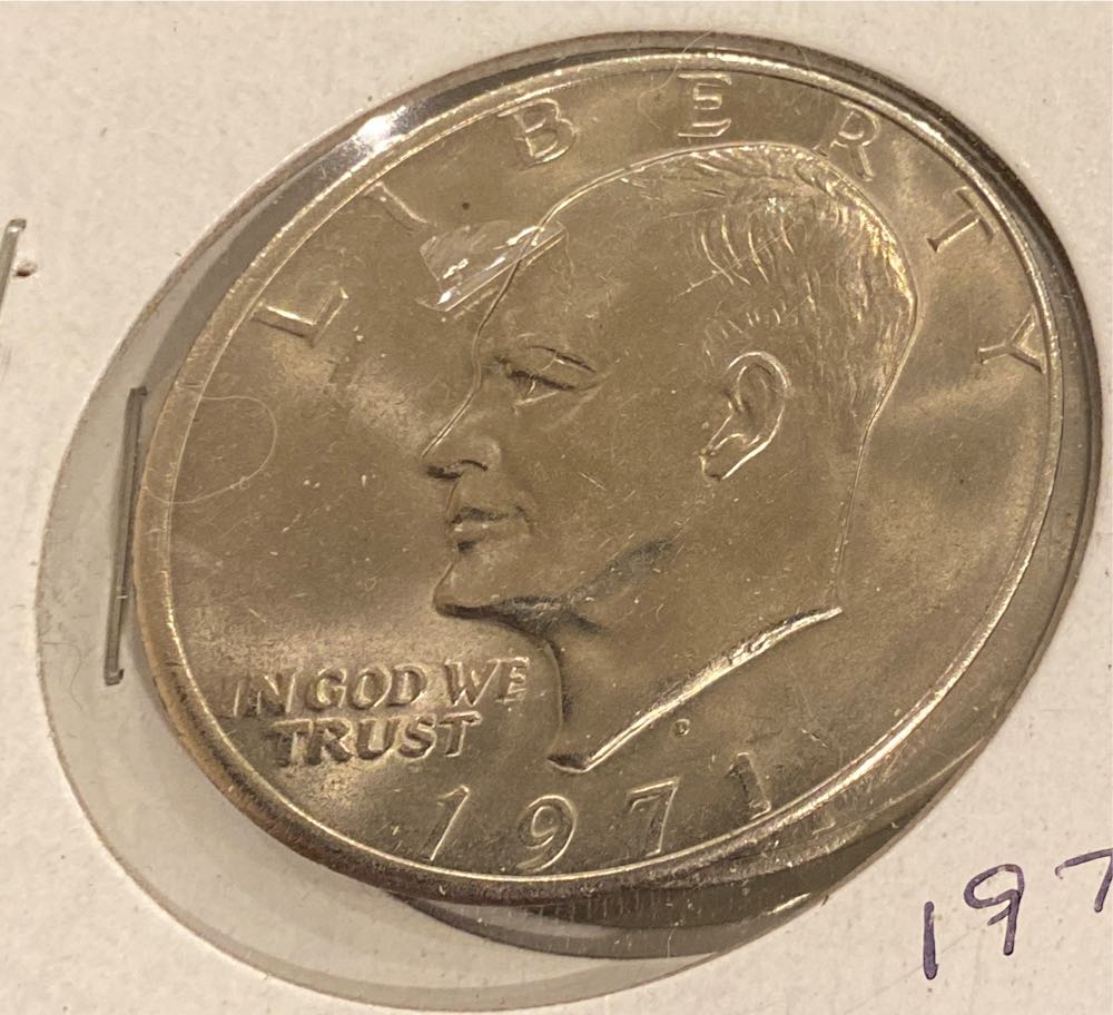 1971 D Eisenhower Dollar  coin collectible - Main Image 2