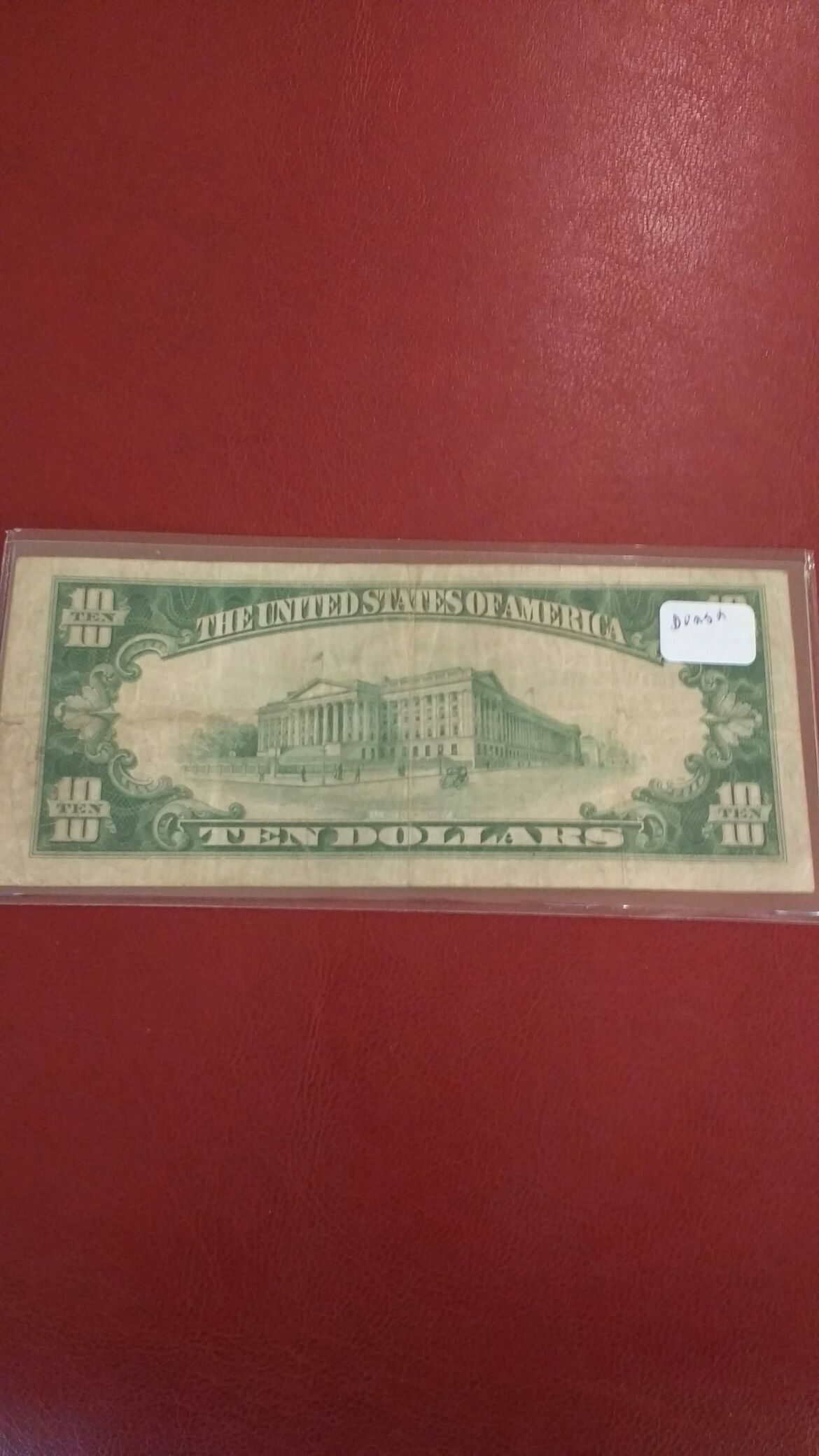 1929 Currency Boston Serial A00386010A Brown Seal  coin collectible - Main Image 2