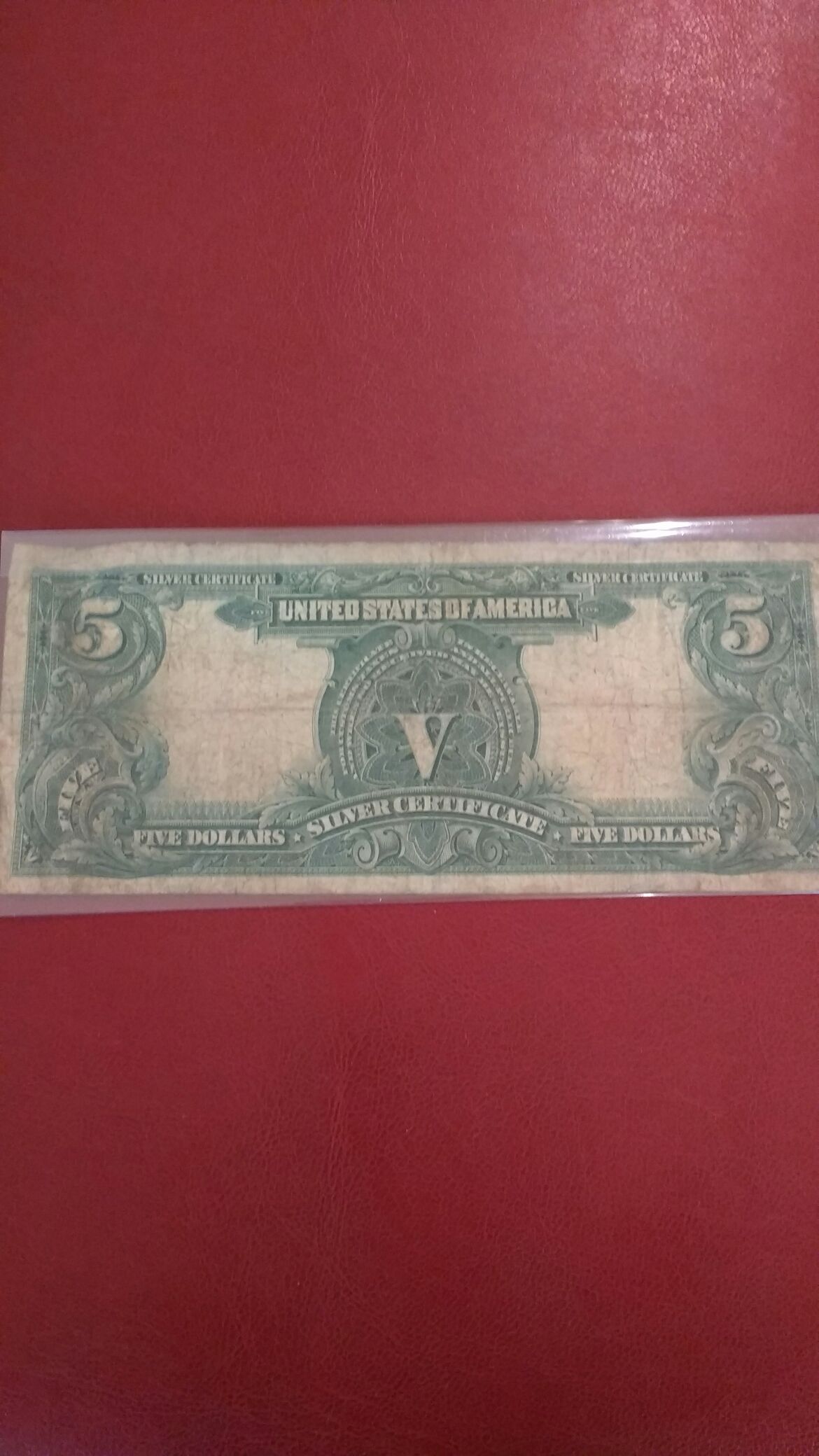 1899 Currency $5 Chief One Papa Blue Seal Serial B7465094  coin collectible - Main Image 2