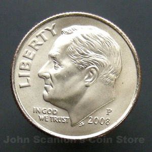 2008 Roosevelt Dime  coin collectible - Main Image 1