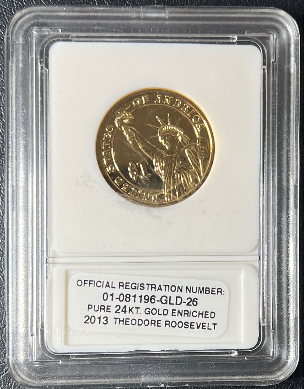2013 Theodore Roosevelt Dollar  coin collectible - Main Image 2