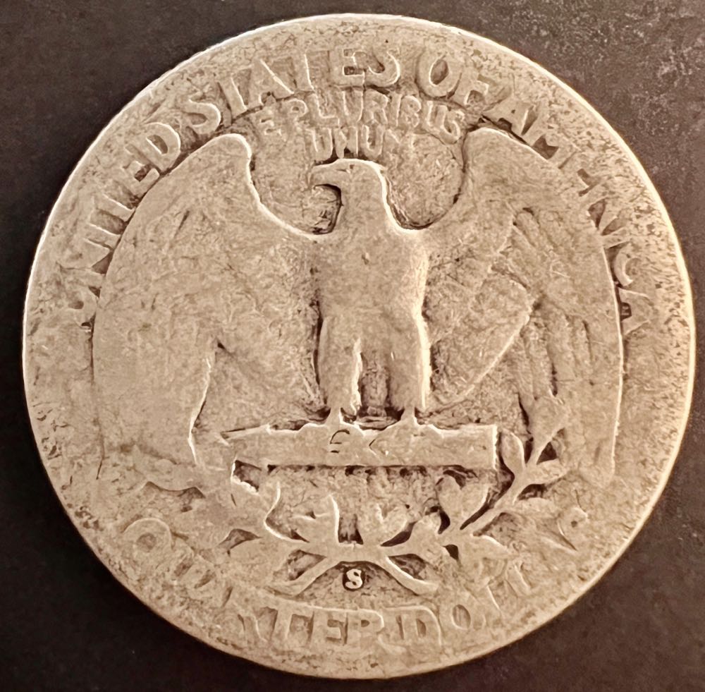 1942-S Washington Quarter  coin collectible - Main Image 2