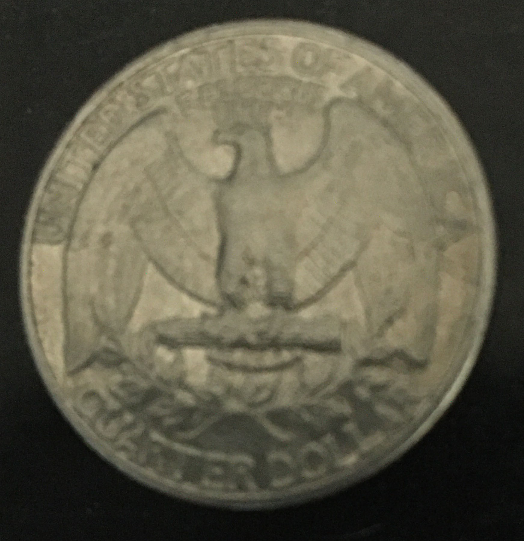 1987 D Washington Quarter  coin collectible - Main Image 2