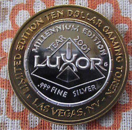 Gaming Token Luxor King Tut Millennium Edition  coin collectible - Main Image 2