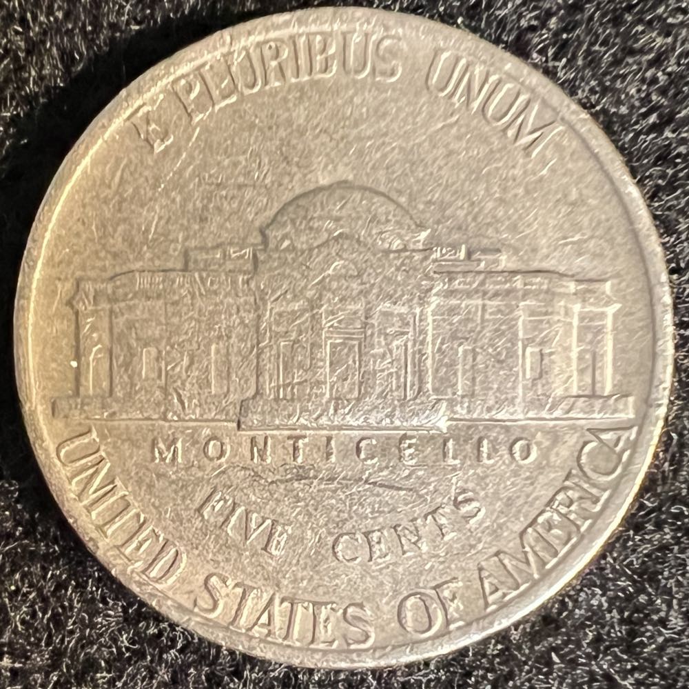 1977 Jefferson Nickel  coin collectible - Main Image 2