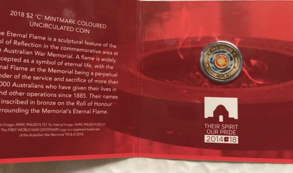 Lest We Forget Eternal Flame  coin collectible - Main Image 2