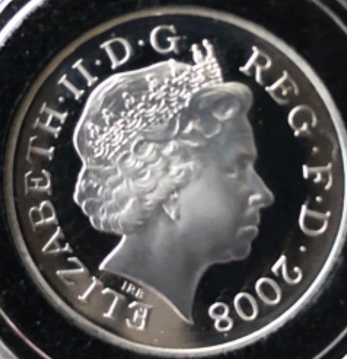 2008 1p Royal Shield Of Arms  coin collectible - Main Image 2