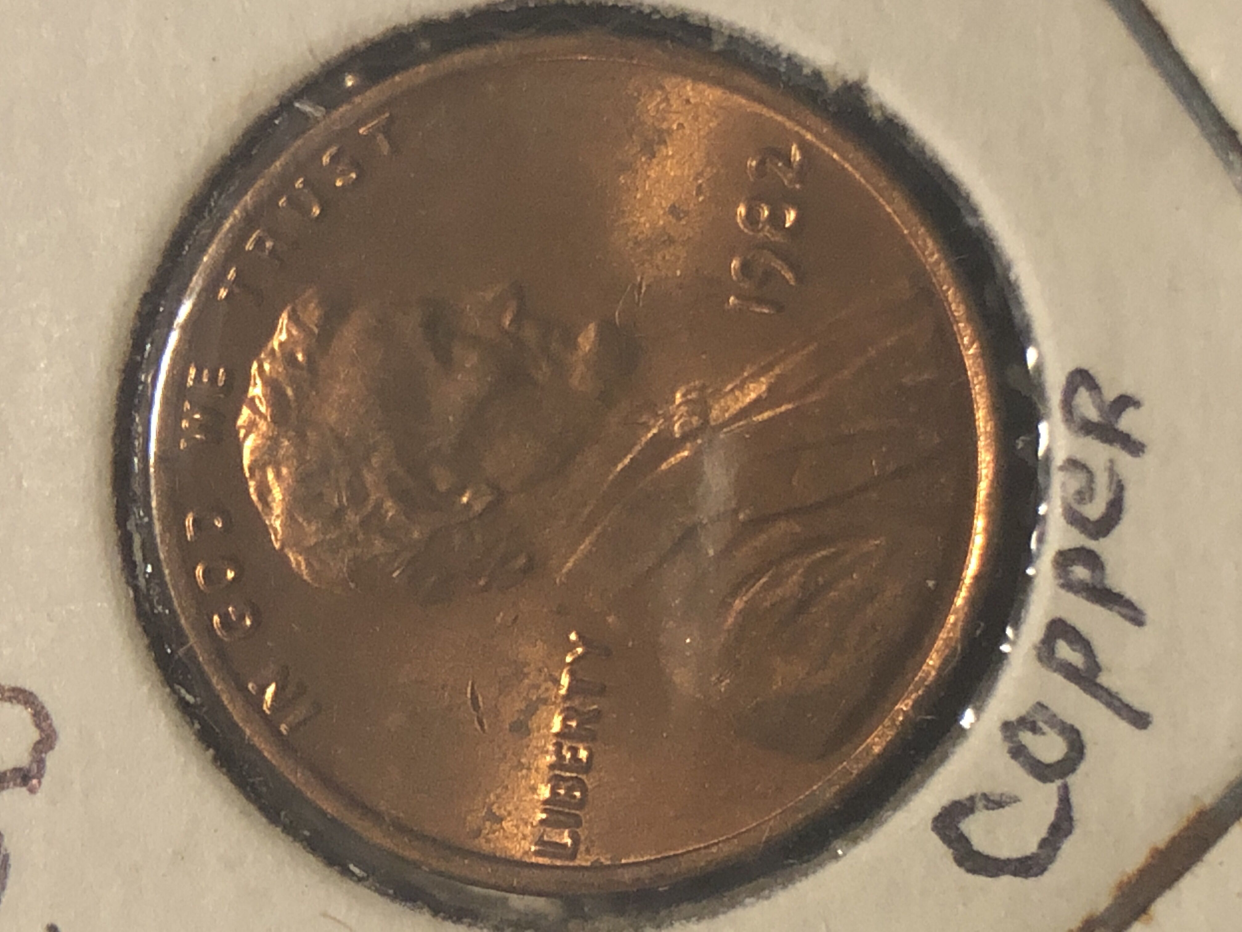 1982 Lincoln 1C  coin collectible - Main Image 3