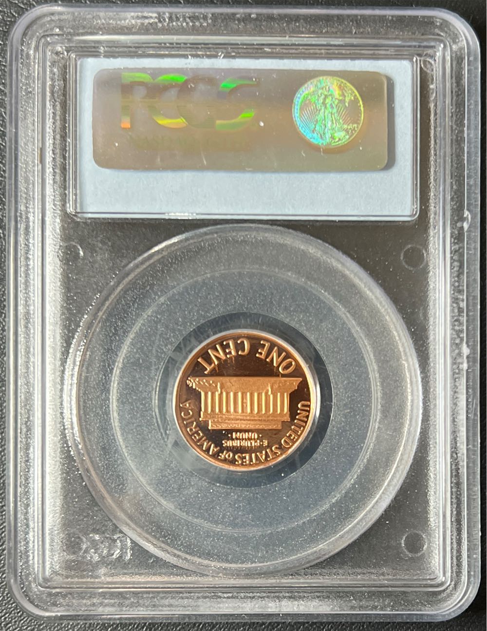 1992 PR69 RD DCAM Lincoln Memorial Cent  coin collectible - Main Image 2