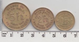 Banque Du Congo Belge 5Fr Coin  coin collectible - Main Image 2