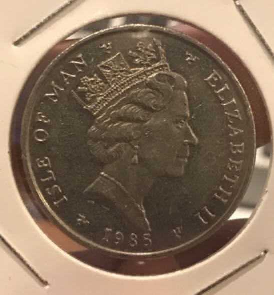IOM: 1985 10 Pence Unicorn  coin collectible - Main Image 2