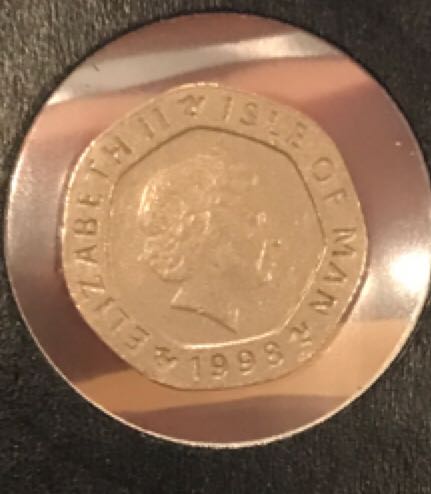 IOM: 1998 20 Pence Cars  coin collectible - Main Image 2