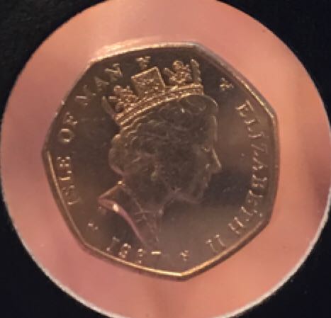 IOM: 1987 20 Pence Three fish  coin collectible - Main Image 2