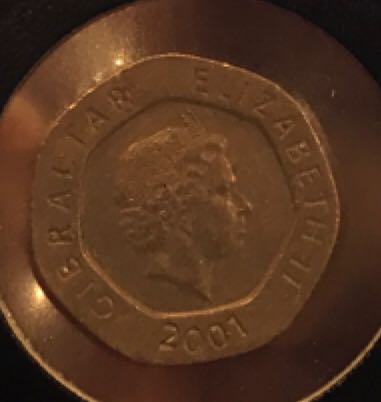 Gibraltar: 2001 20 Pence  coin collectible - Main Image 2
