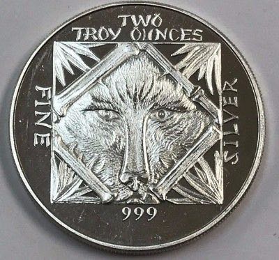 Silver Panda Round  coin collectible - Main Image 2