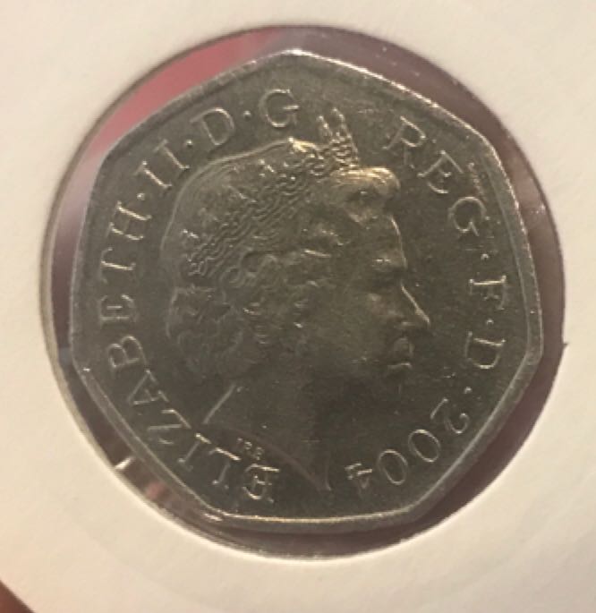 CN: 2004 50p Four-minute Mile  coin collectible - Main Image 2