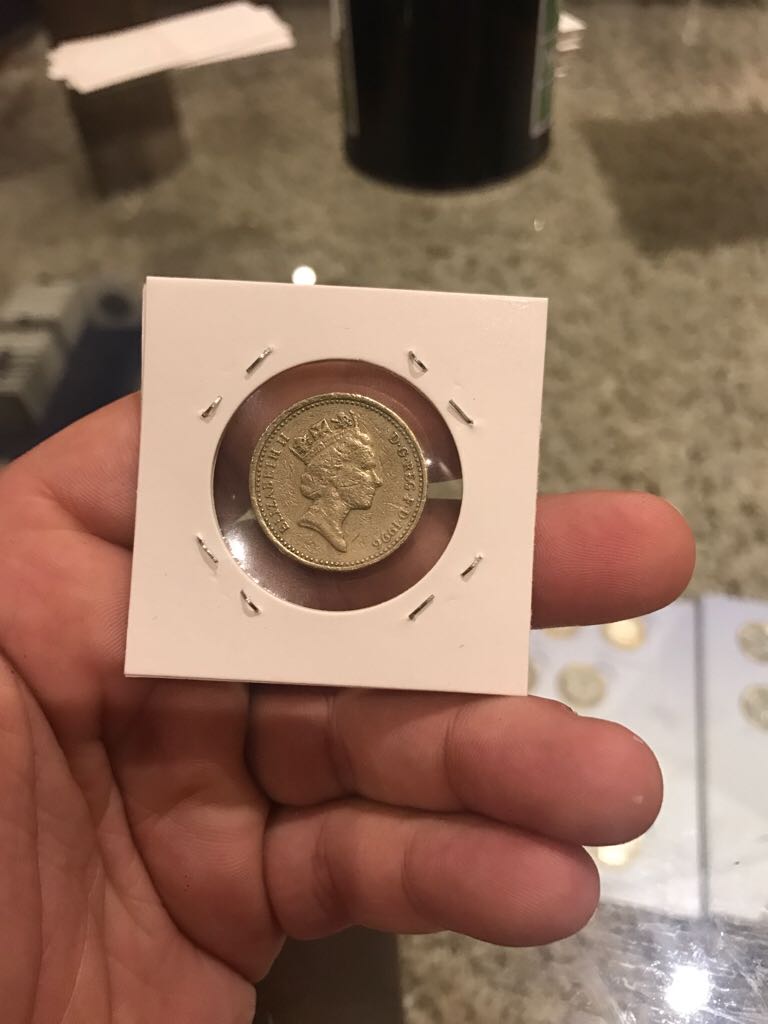 England 1996 £1   coin collectible - Main Image 2