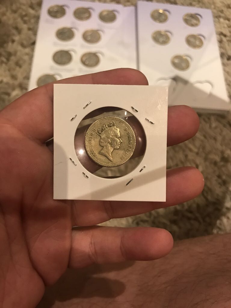 England 1986 1£  coin collectible - Main Image 2