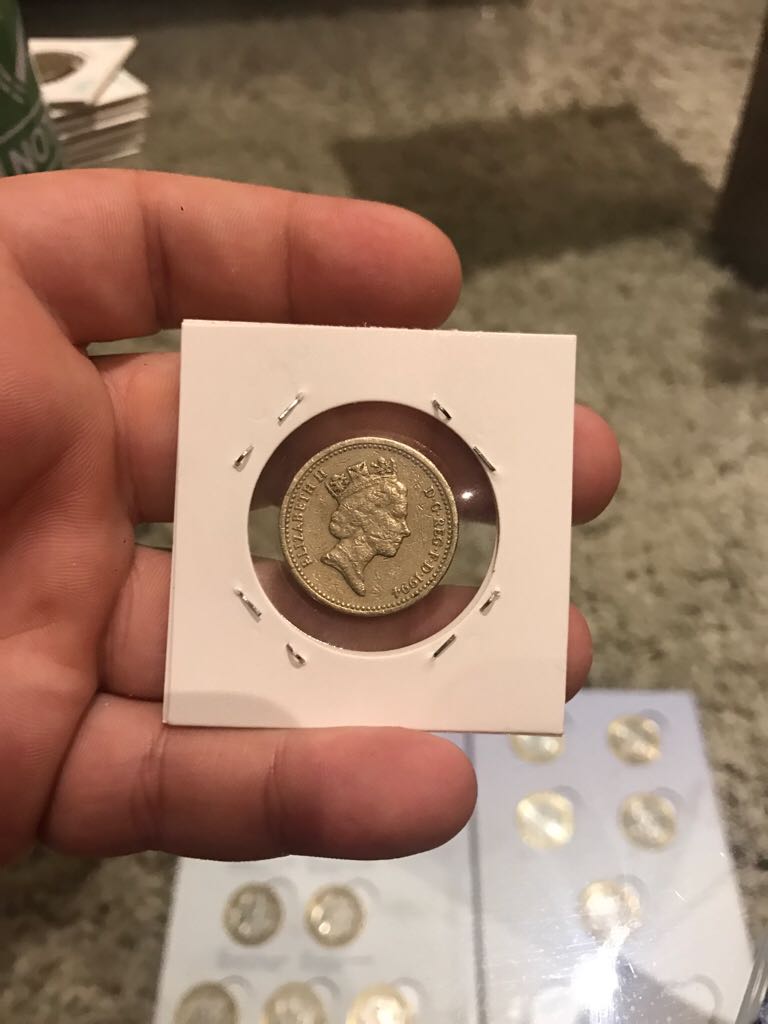 England 1994 1£  coin collectible - Main Image 2