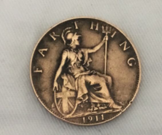 English Farthing  coin collectible - Main Image 1