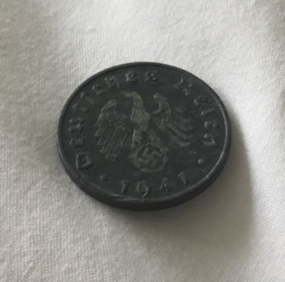 1941 German 10 Reichspfennig  coin collectible - Main Image 2