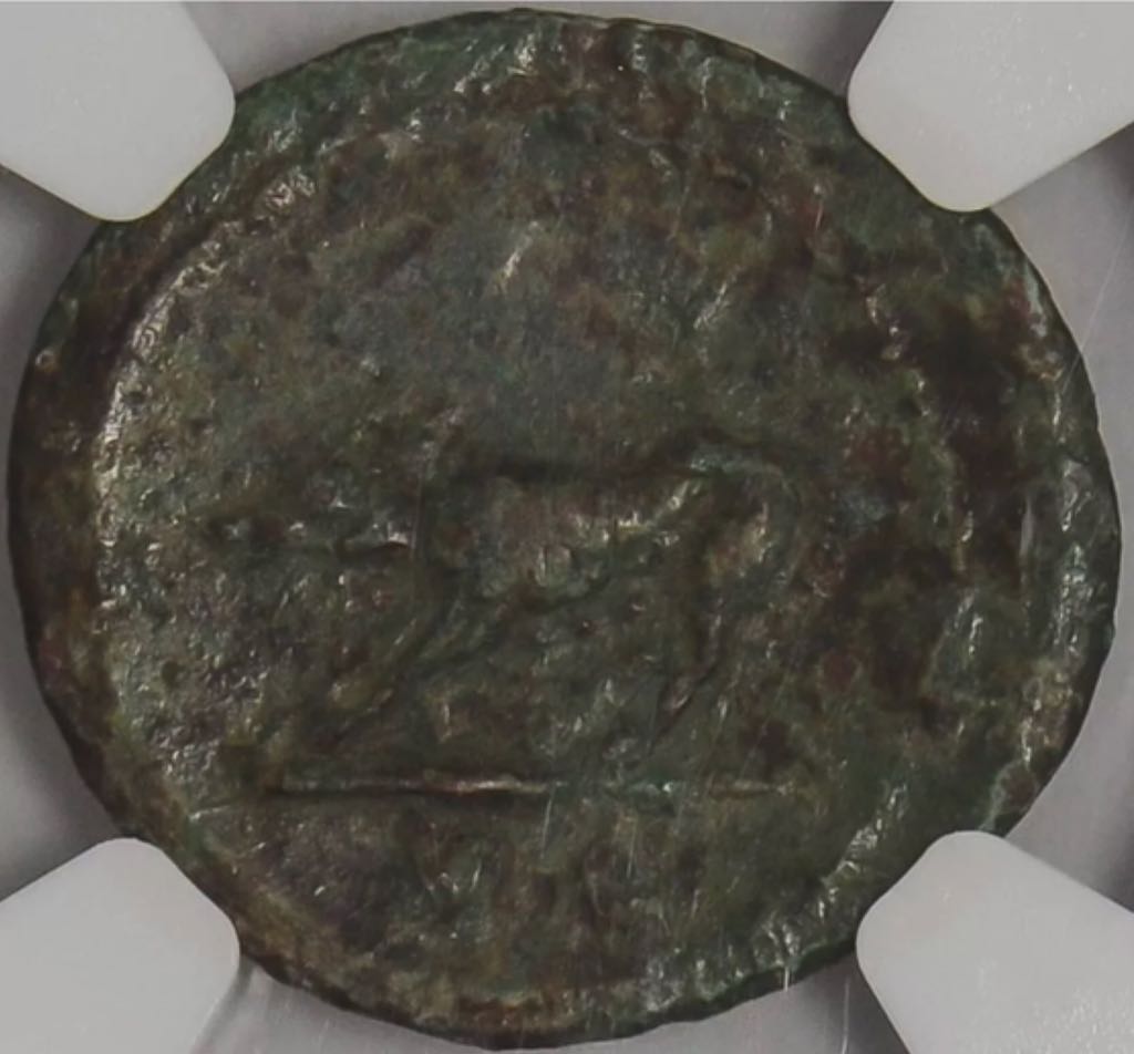 Trajan Quadrans (NGC)  coin collectible - Main Image 2