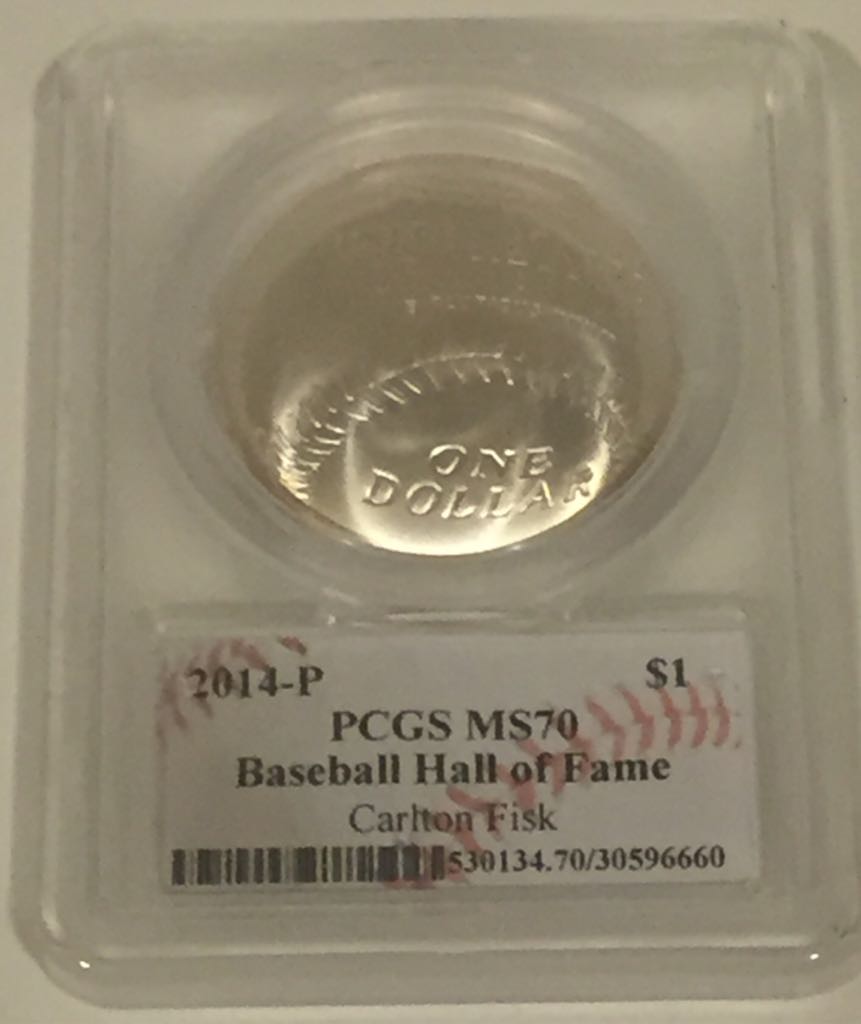 2014 P Carlton Fisk  coin collectible - Main Image 2