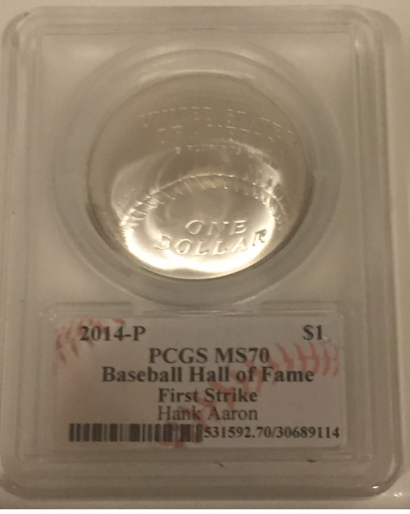 2014 P Hank Aaron  coin collectible - Main Image 2