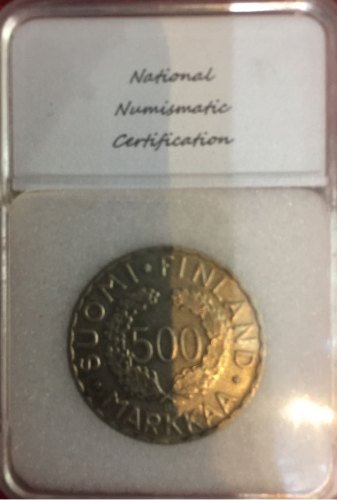 Finland 500 Markkaa NNC  coin collectible - Main Image 2