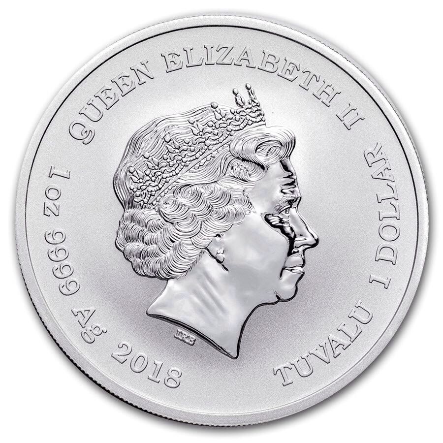 Tuvalu 1 Oz Silver $1 Marvel Series Black Panther  coin collectible - Main Image 2