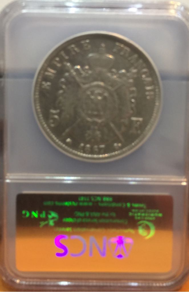 France Empire S5F VF Details NCS  coin collectible - Main Image 2