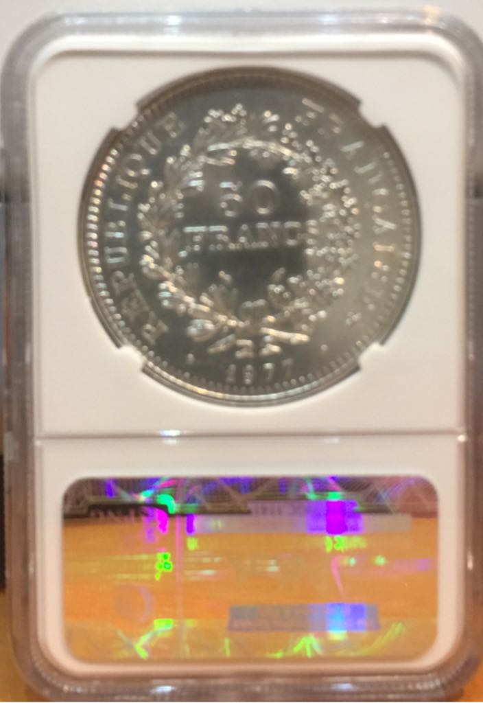 France S50F Unc Detsils NGC  coin collectible - Main Image 2