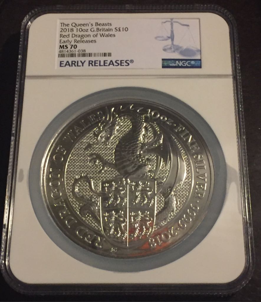 Red Dragon Of Wales  coin collectible - Main Image 2