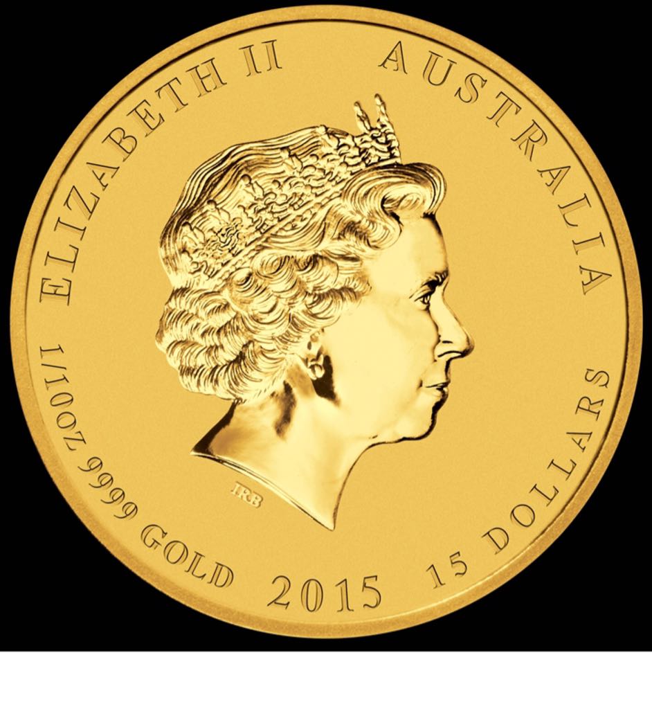 Perth Mint Year Of The Goat 2015 1/10 Proof  coin collectible - Main Image 2