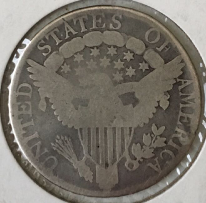 Draped Bust Heraldic Eagle Half Dollar  coin collectible - Main Image 2