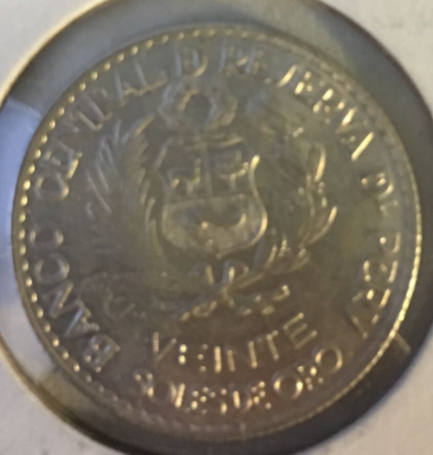 Veinte Soles De Oro - Casa De Moneda  coin collectible - Main Image 2