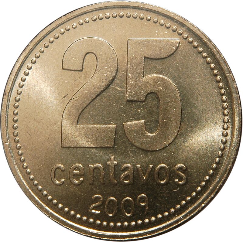 Argentina - 25 Centavos  coin collectible - Main Image 2