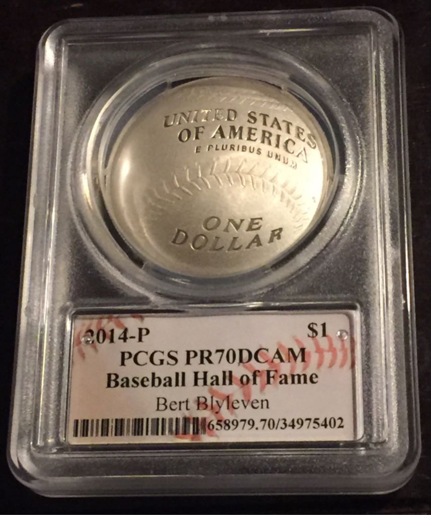 2014 P Bert Blyleven  coin collectible - Main Image 2