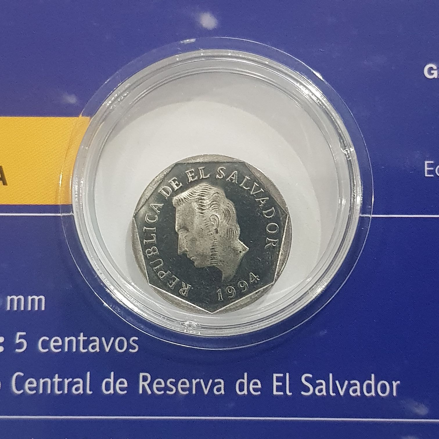 .05 Centavos  coin collectible - Main Image 2