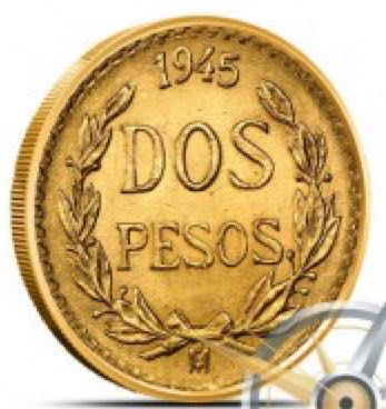 Mexico 2 Peso Gold  coin collectible - Main Image 2