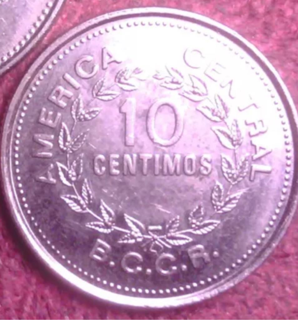 Cosra Rica 10 Centimos  coin collectible - Main Image 2