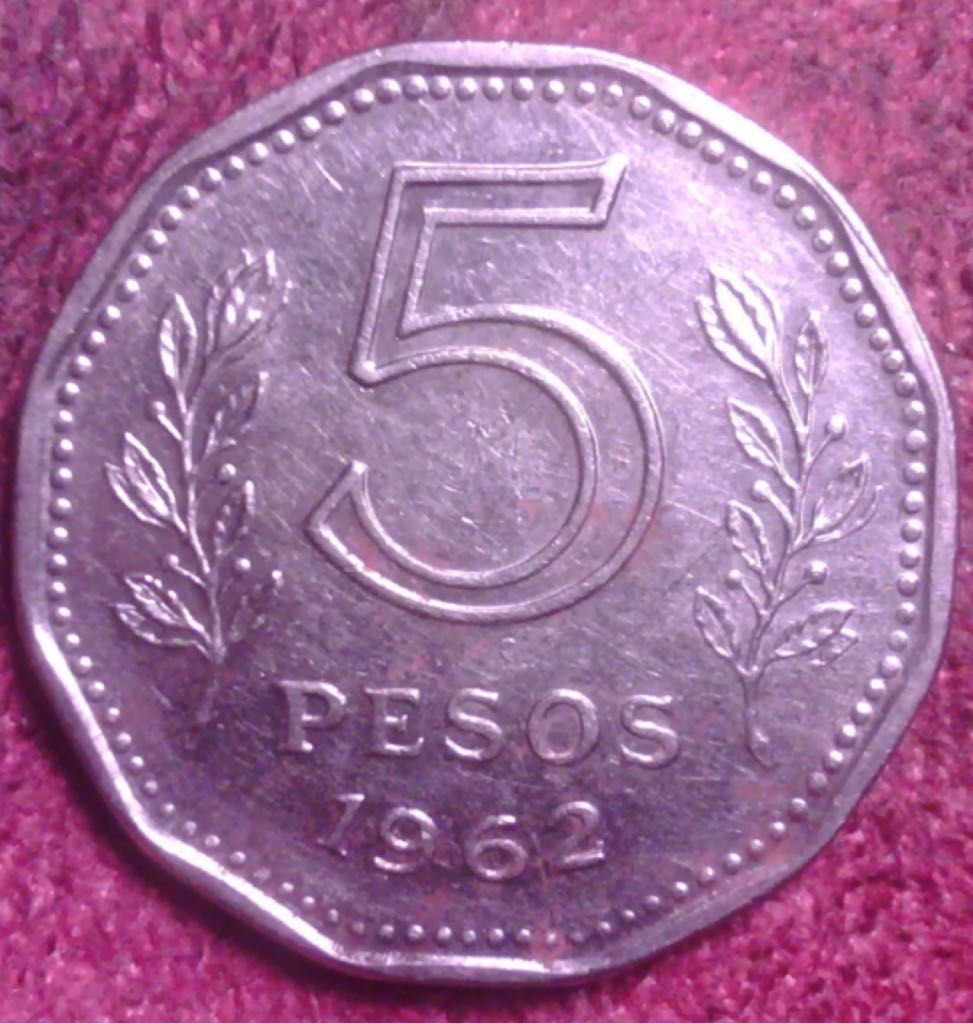 Argentina 5 Peso  coin collectible - Main Image 2