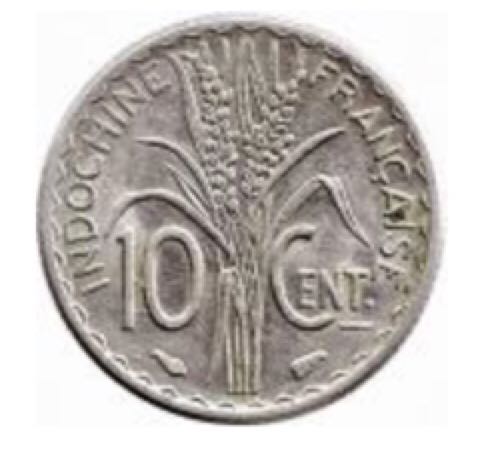 French Indochina 10 Centimes   coin collectible - Main Image 2