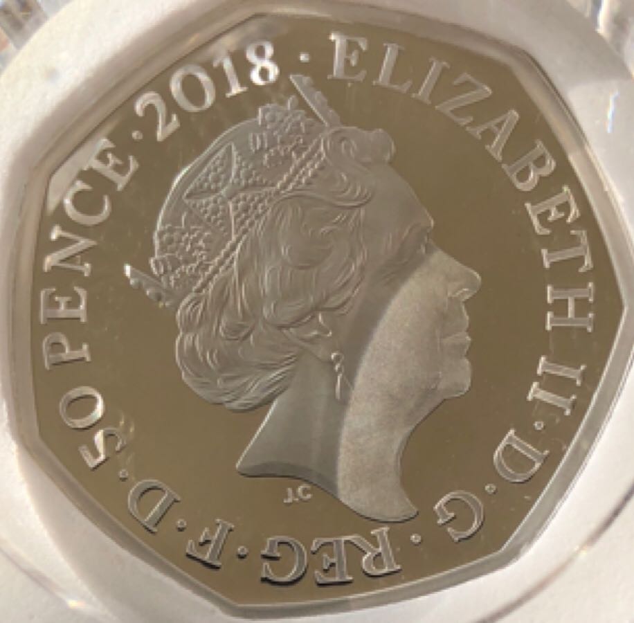 2018 50p Mrs Tittlemouse  coin collectible - Main Image 2