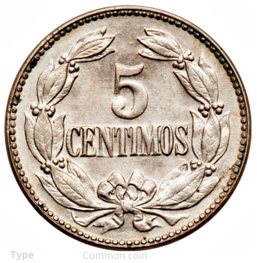 Venezuela 5 Centimos - 1986  coin collectible - Main Image 2