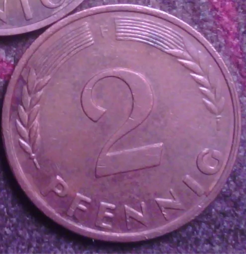 Germany 2 Pfennig F  coin collectible - Main Image 2