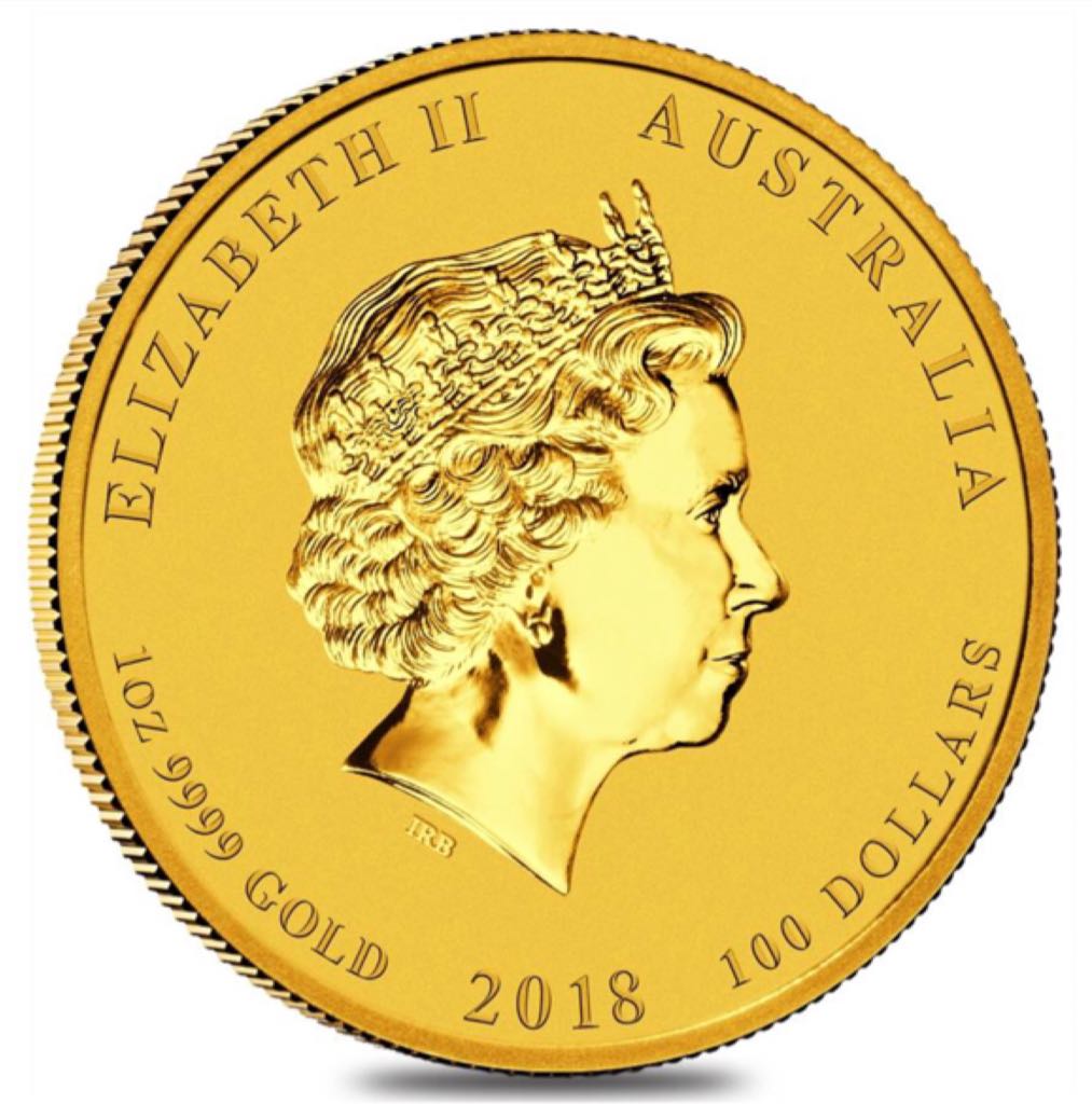 Australian Perth Mint Lunar Year Of The Dog BU 1oz Coin  coin collectible - Main Image 2